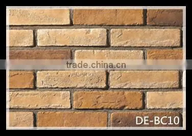 Elegant customized hot sale top grade artificial stone thin bricks