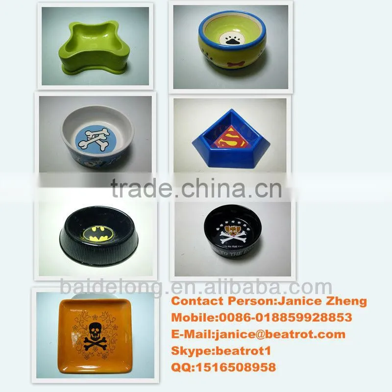 Novelty Green Color Pet Bowls