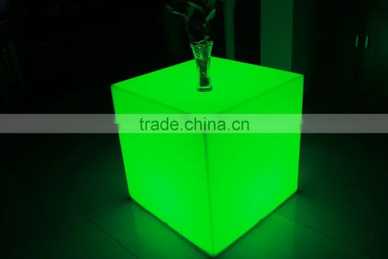 2014 NEW model cheap wire LED white coffee table