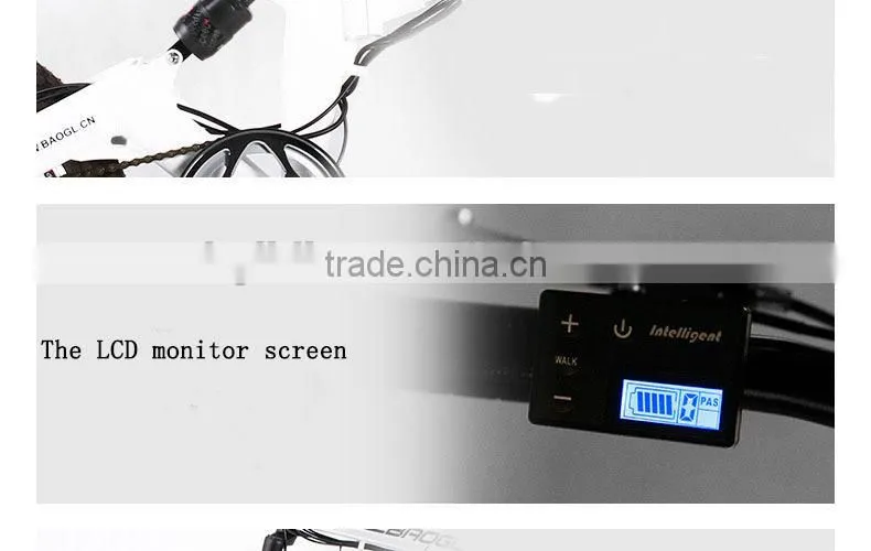 20 inch electric mountain folding bicycle made in Zhejiang