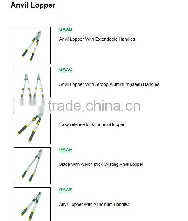 31" anvil bypass lopper telescopic long extend handle tree branch pruning shears pruner grass hedge shear