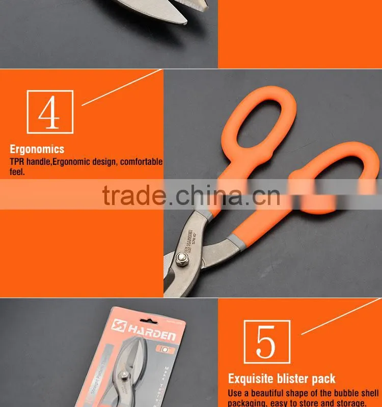 Exported Good Quality Straight Pattern Tinsnips Hand tools Germany Type Tin Cutter