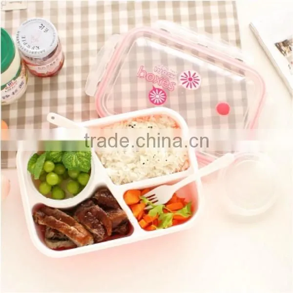 PP Plastic Food Container Lunch Box With Compartments,custom Food Container,Kids Lunch Food Container With Compartments