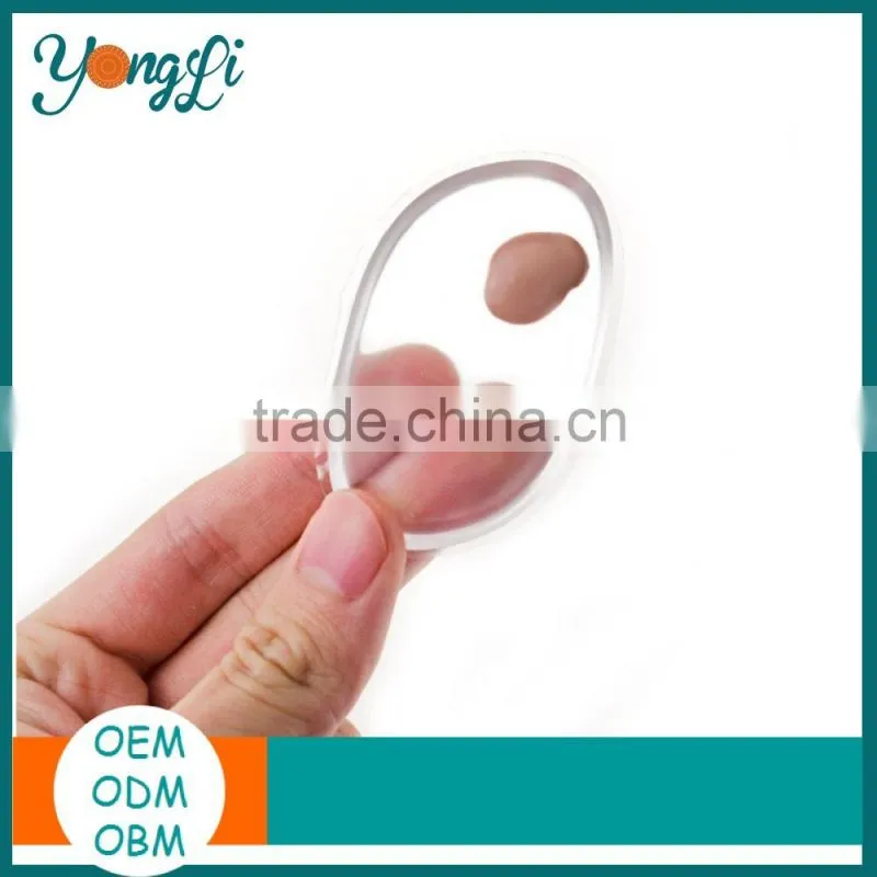 Makeup Applicator Gel Puff for Refined Cream Clear Silicone Beauty Sponge