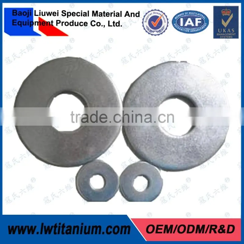 Gr2 GB/T97.1 Titanio Locking Tab Washer by LIUWEI