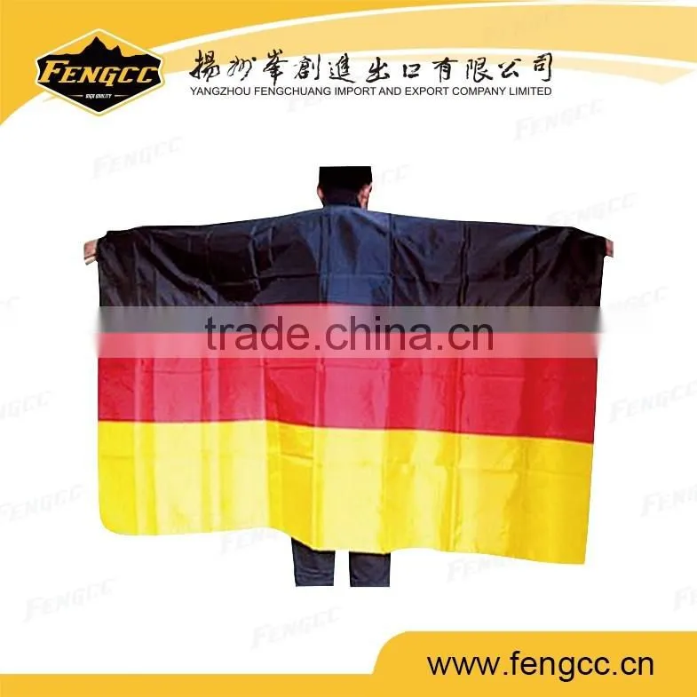 Promotional German Sport PVC Raincoat, Plastic Raincoat