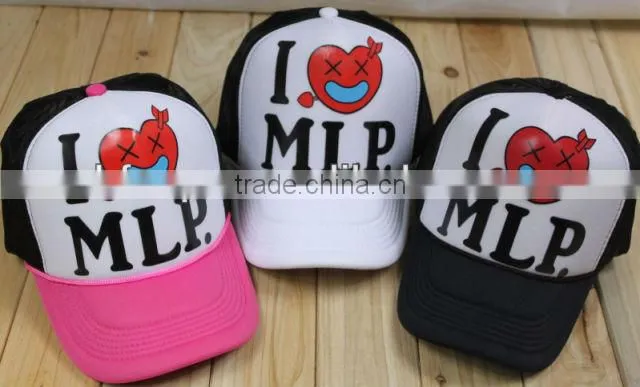 Custom foam mesh printing snapback trucker caps