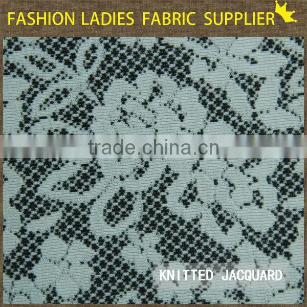shaoxing textile New designs! 100%polyester jacqaurd fabric,dress fabric,ladies' wearing fabric 270gsm jacquard curtain fabric