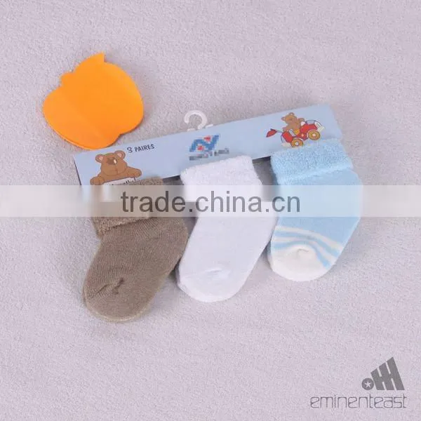 Plain knitted babi sock