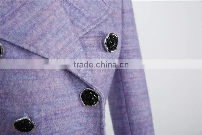2015 New Fashion Russian Knee Length Design Winter Coat