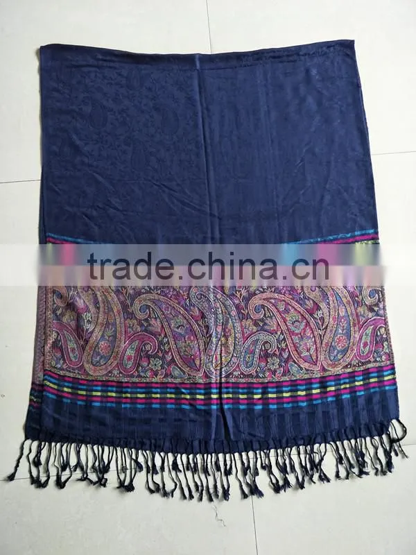 New Design Winter Women's Pashmina Stole Scarves long Printed Shawls