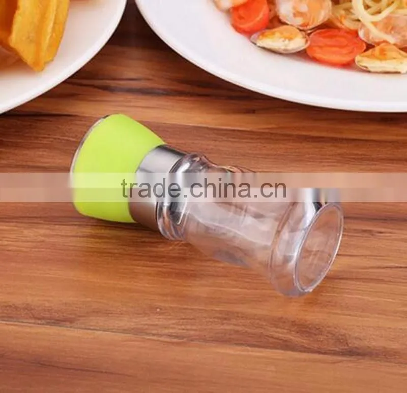 Factory supplier Mini glass salt and pepper grinder set