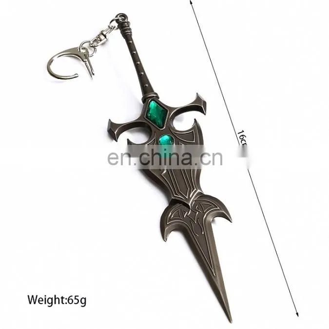 Factory direct LOL key chain League of legends keychan
