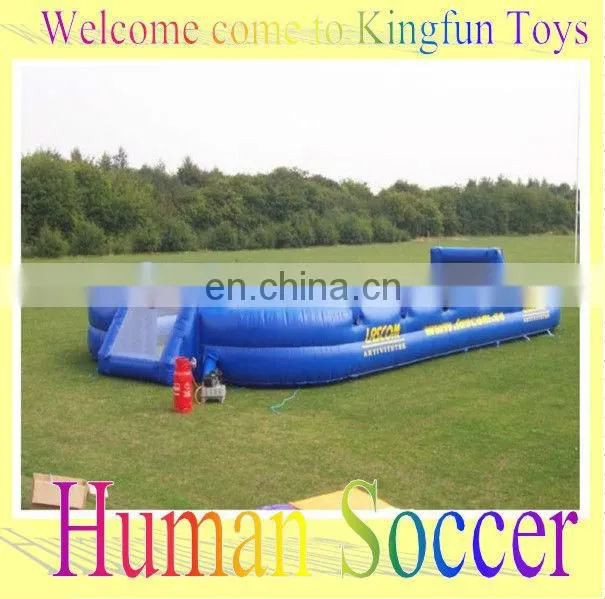 HOT inflatable human soccer cour,soccer sport