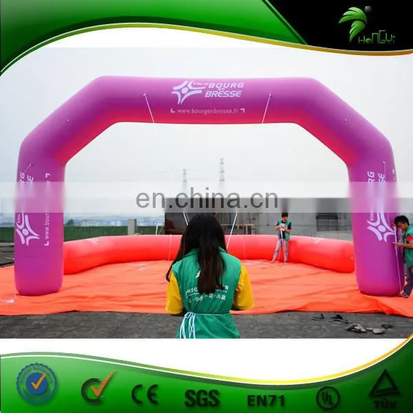 Outdoor High Quality Low Price 0.6mm Thickness PVC Inflatable Arches / Waterproof Inflatable Entrance Gate With Print Logo