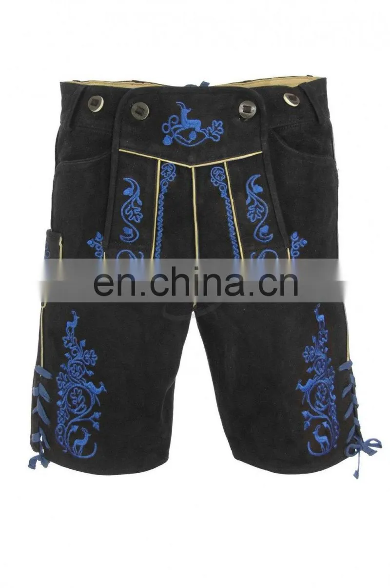 Lederhosen Shorts Suede leather lederhosen for Bavarian (Bavarian Party Dress)