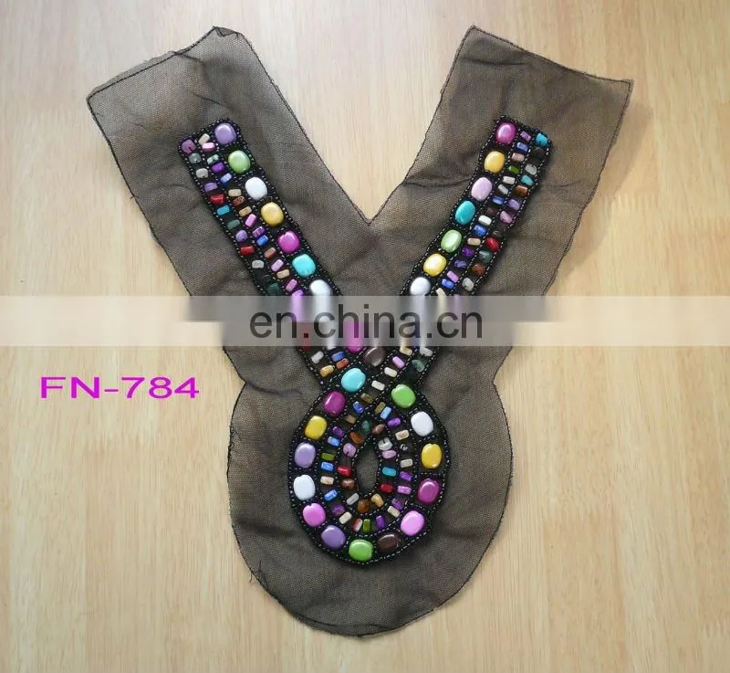 colourful handmade ethnic collar