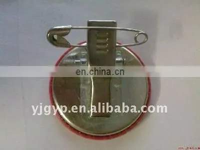 Promotional logo printed tinplate pin Badge