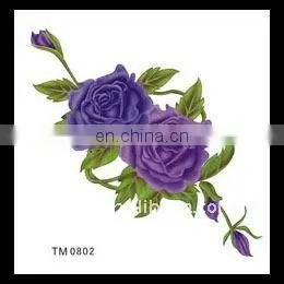 2012 Hot! Free sample!Eco-friendly temporary Wall Flower series tattoo stickers