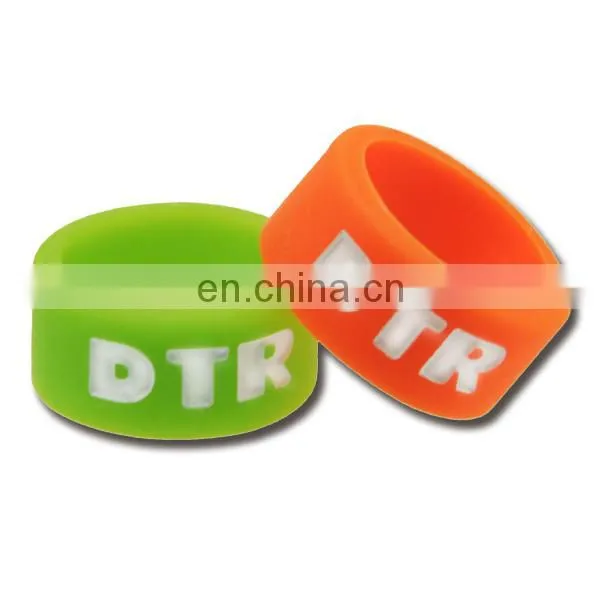 Custom silicone finger ring