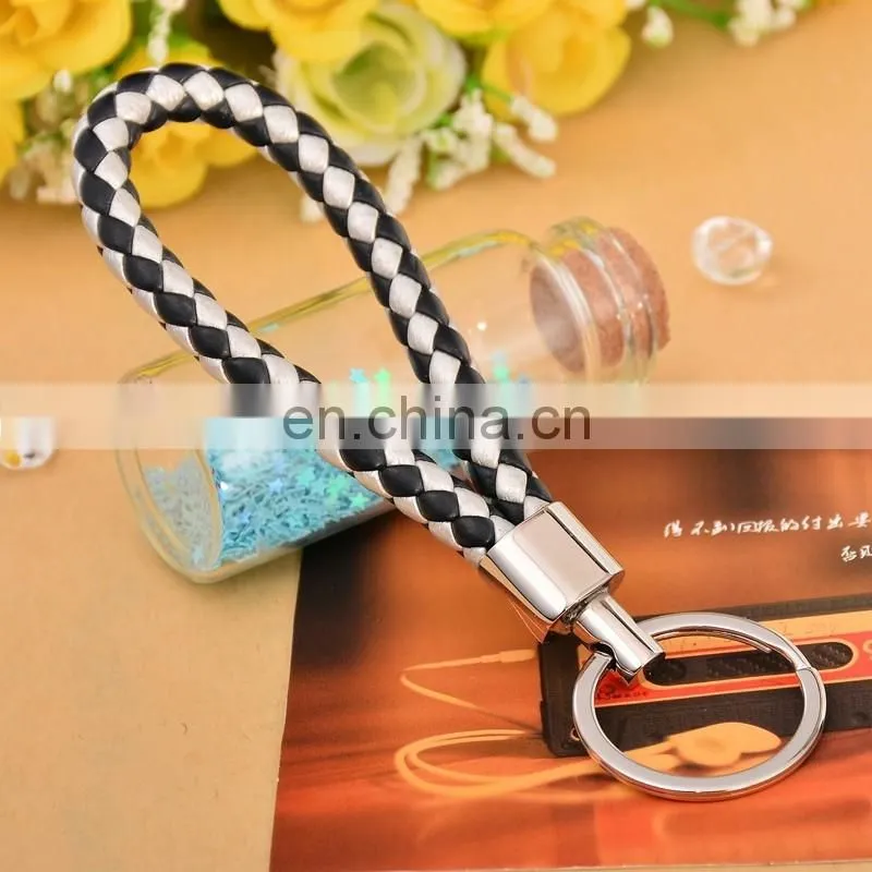 2016 Newest Style Simple Style High Quality Woven Rope Keychain