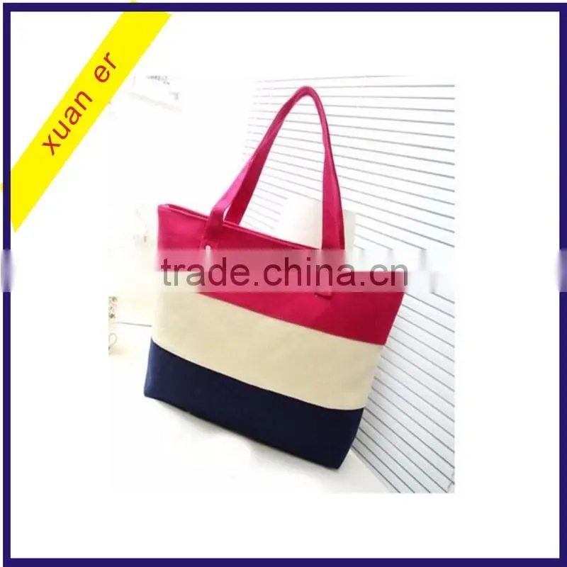 Wholesale china products candy colors canvas women bags