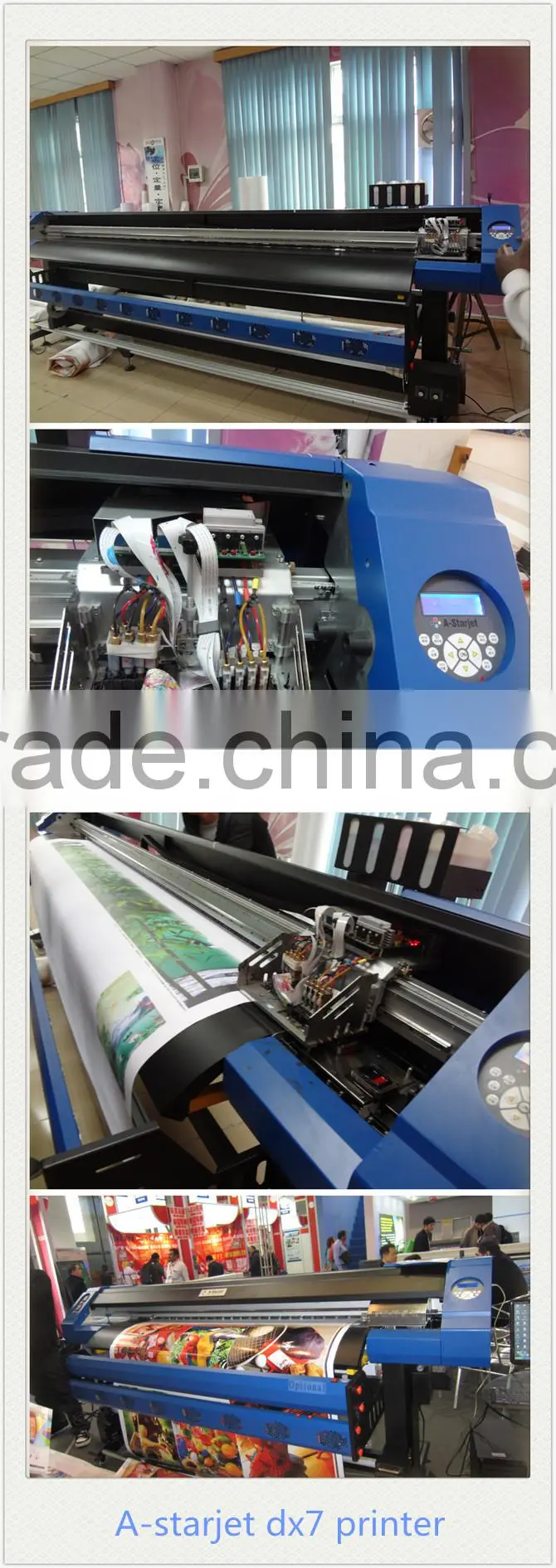 Promotion Day! Large format eco solvent printer A-starjet 7702L dx7 head printer for sale