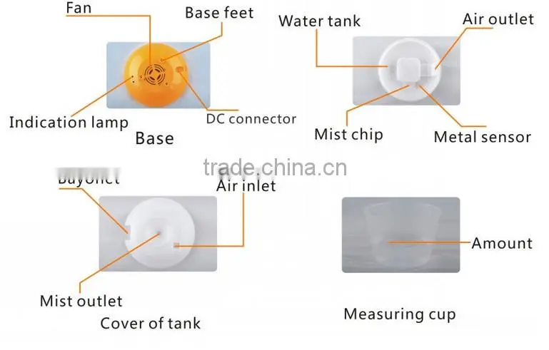 Aromatherapy air diffuser/cool mist aroma diffuser