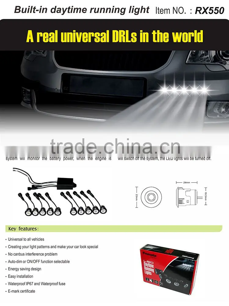 Drilling-General daytime running light High-Brightness LED lamps