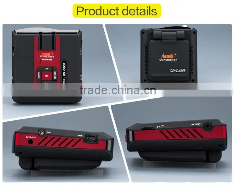 HD Full 1080P Car Radar Detector dash cam