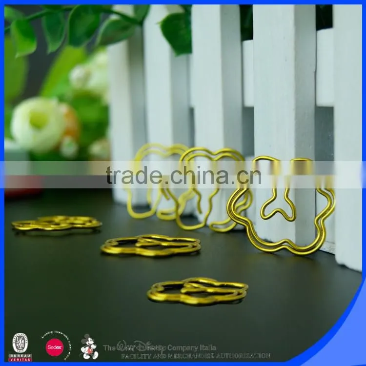 Hot new products for 2016 paperclip golden