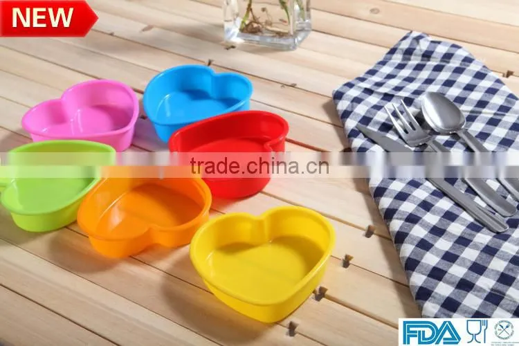 Food grade silicone heart cake mold silica mold