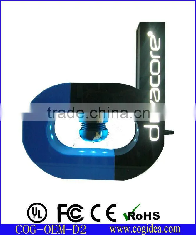 magnetic floating display suspending display magic acrylic display for advertisement