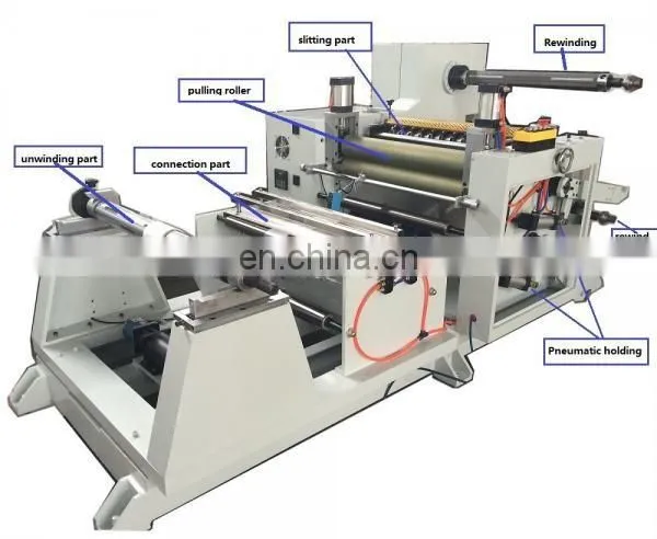 Silicone Rubber Foam/PU Foam Slitter Rewinder Machine