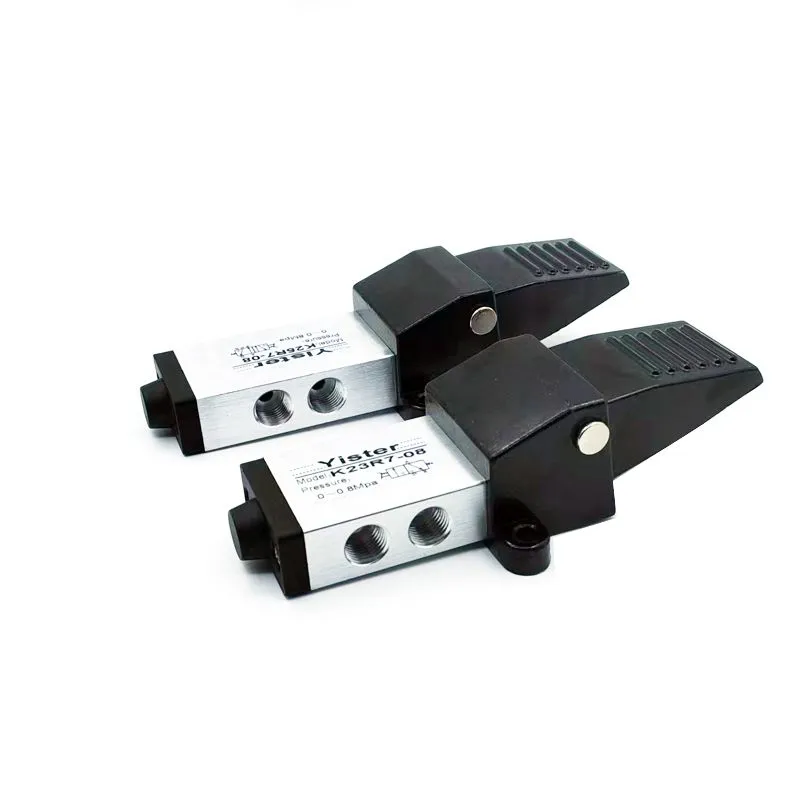 foot-operated control valve