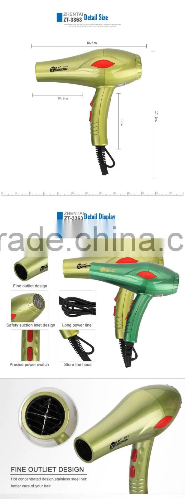 2015 Super Ionic Blow Dryer Johnson Motor Hair Dryer Hair Dryer Supplier on Alibaba