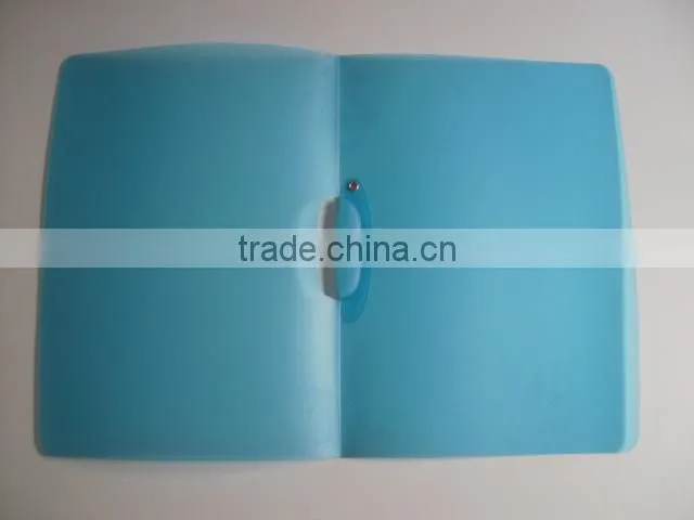 eco-friendly A4 plastic pp knife shape folder report cover file