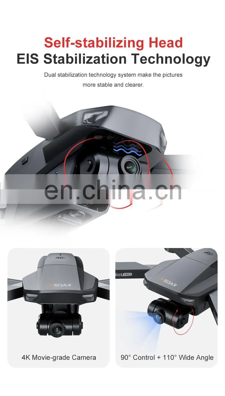 JJRC 2-Axis Gimbal X19 Pro Brushless Motor Obstacle Avoidance Professional Drones with 4K Camera and GPS