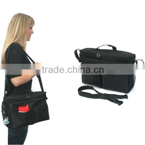 Quality Polyester Crib Diaper Bag Buggy Baby Diaper Bag Organizer Stroller Cooler