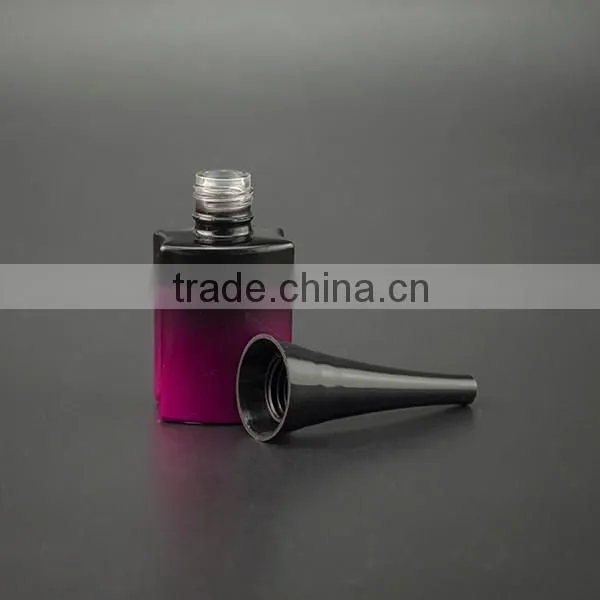 double nail polish bottle 12ml nail polish glass bottles