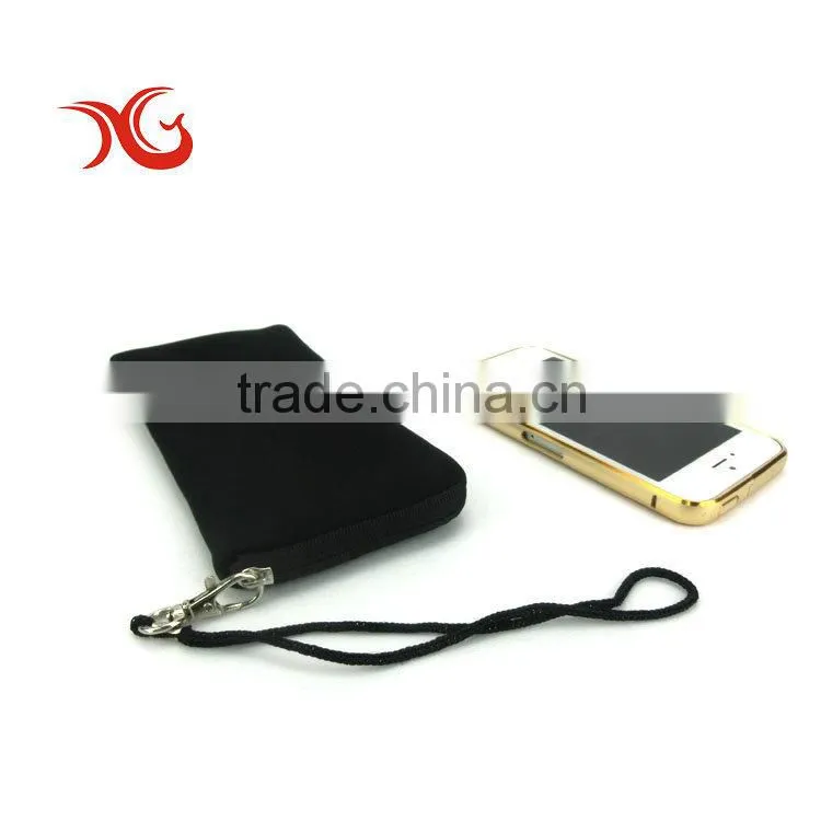 Neoprene smart mobile phones bag with handle
