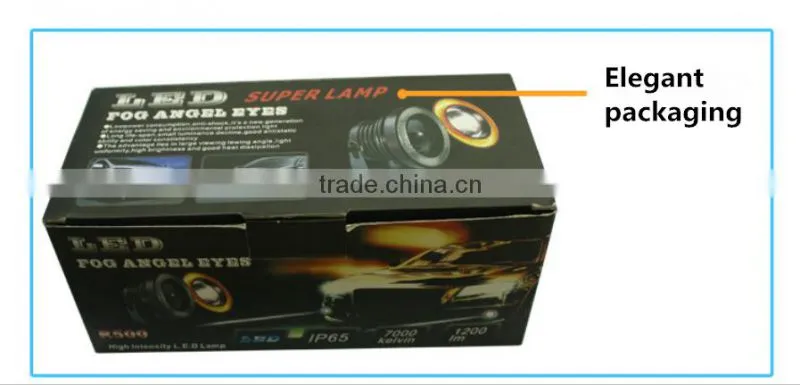 Angle eye fog light LED Fog Light with COB DRL 12v led car light