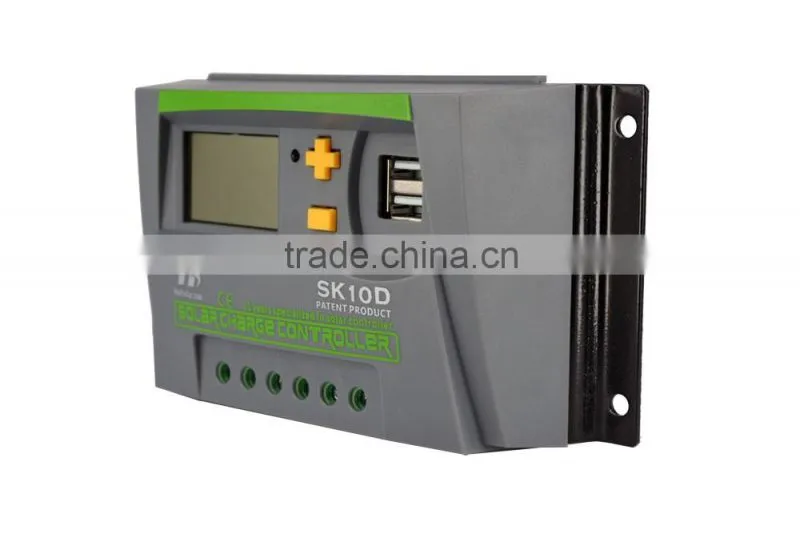 dc output load 12/24v 10a pwm solar controller