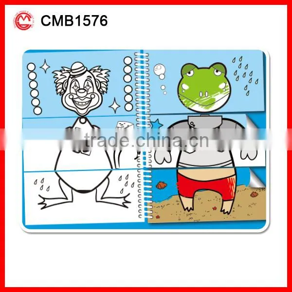 Cute animal funny children coloring book games