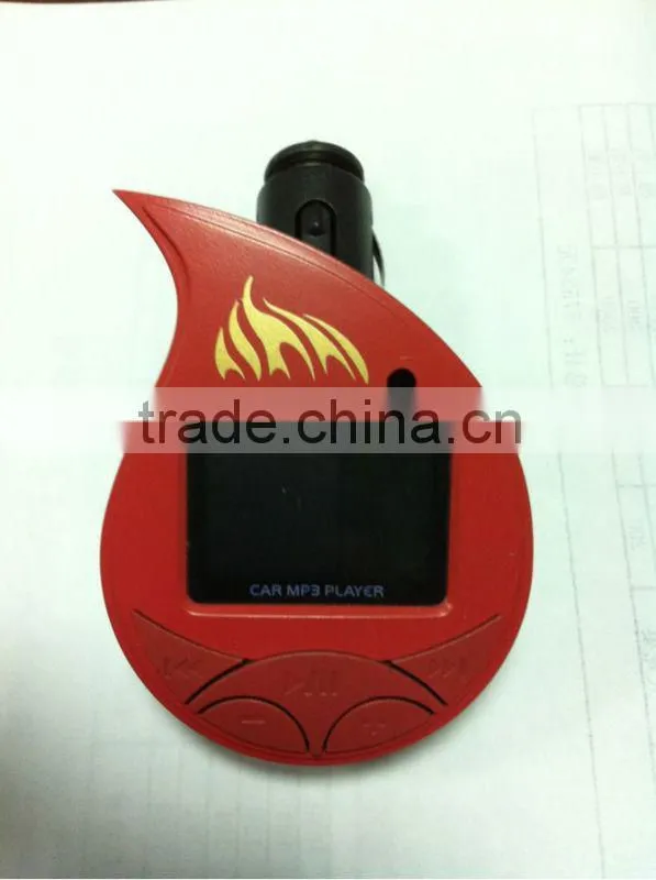 Fashion design Instructions Car MP3 Player USB with FM Transmitter Support SD/MMC/Flash Disk
