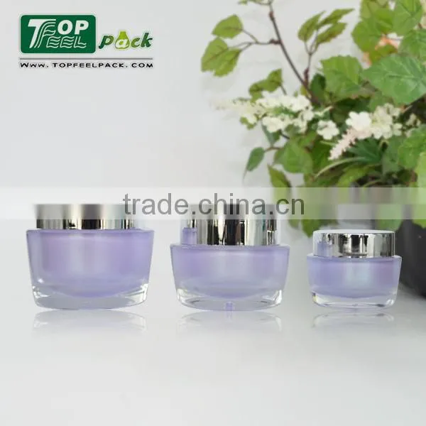 Easy to use , upper high end cosmetic mason jar 15g for serum