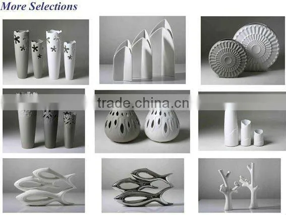 Silver plating Ceramic Vase
