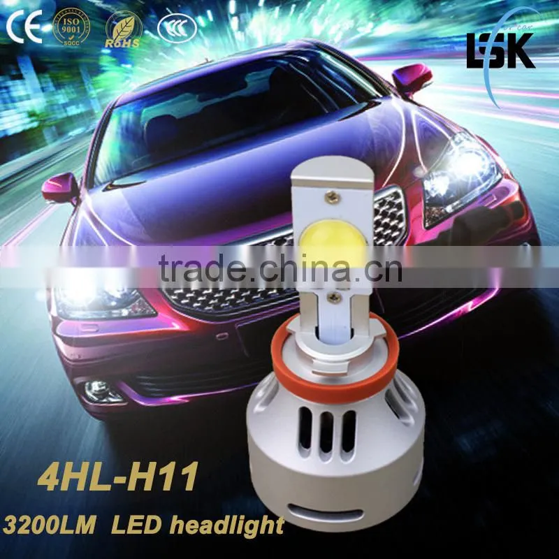 NEW powerful light 25w G4 led headlight 12V-24V 3200LM hot sell car led headlight