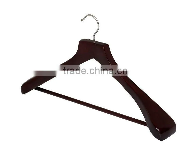 fee standing natural wooden clothes Hanger