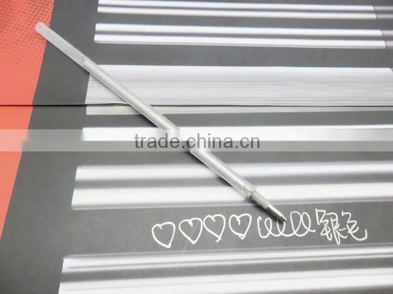 Bulk Silvery Glitter Ink Pen Refill
